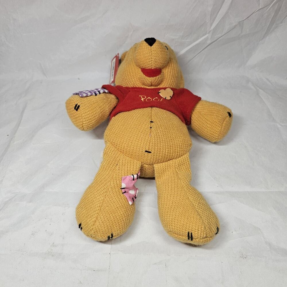 Disney Store Winnie The Pooh Exclusive Authentic Original 12” Crochet Stuffed - Picture 2 of 12